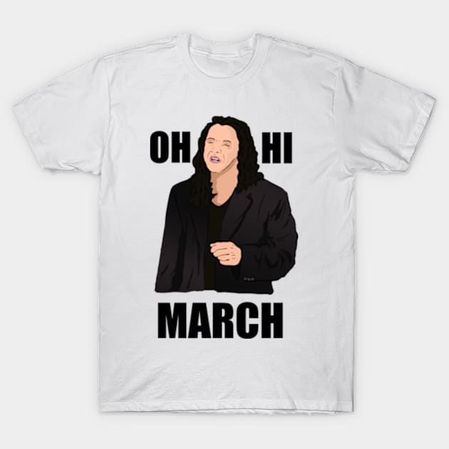 Tommy Wiseau The Room: I Did Not Hit Her T-Shirt by Barnyardy